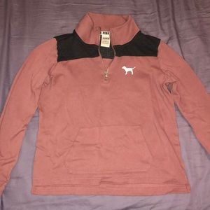 PINK victoria’s secret 1/4 zip